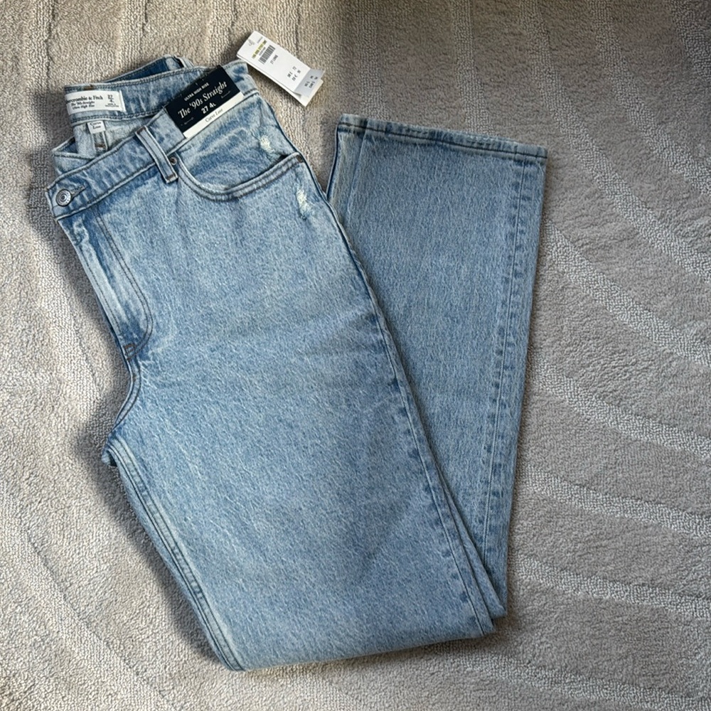 Abercrombie Curve love - 90s straight ultra high rise 27L